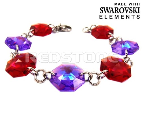 Náramek Swarovski Elements RED820